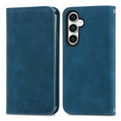 Retro Skin Feel Magnetic Leather Phone Case, For Samsung Galaxy A05, For Samsung Galaxy A05s 4G, For Samsung Galaxy A25 5G, For Samsung Galaxy S23 FE 5G, For Samsung Galaxy A24 5G, For Samsung Galaxy S23 Ultra 5G, For Samsung Galaxy S23+ 5G������������...