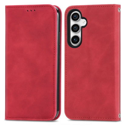 Retro Skin Feel Magnetic Leather Phone Case, For Samsung Galaxy A05, For Samsung Galaxy A05s 4G, For Samsung Galaxy A25 5G, For Samsung Galaxy S23 FE 5G, For Samsung Galaxy A24 5G, For Samsung Galaxy S23 Ultra 5G, For Samsung Galaxy S23+ 5G������������...