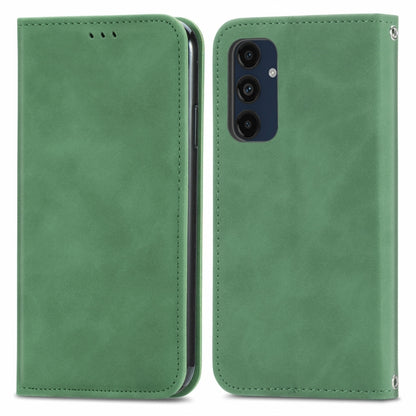 Retro Skin Feel Magnetic Leather Phone Case, For Samsung Galaxy S26+ 5G, For Samsung Galaxy S26 Ultra 5G, For Samsung Galaxy S26 5G, For Samsung Galaxy A57 5G, For Samsung Galaxy A37 5G, For Samsung Galaxy A27 5G, For Samsung Galaxy S25 5G             ...