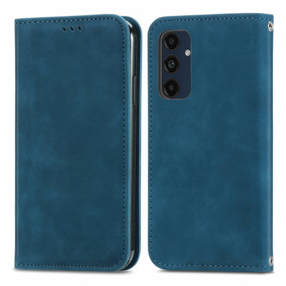Retro Skin Feel Magnetic Leather Phone Case, For Samsung Galaxy S26+ 5G, For Samsung Galaxy S26 Ultra 5G, For Samsung Galaxy S26 5G, For Samsung Galaxy A57 5G, For Samsung Galaxy A37 5G, For Samsung Galaxy A27 5G, For Samsung Galaxy S25 5G             ...