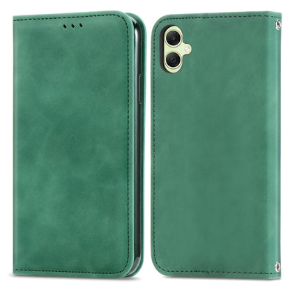 Retro Skin Feel Magnetic Leather Phone Case, For Samsung Galaxy S26+ 5G, For Samsung Galaxy S26 Ultra 5G, For Samsung Galaxy S26 5G, For Samsung Galaxy A57 5G, For Samsung Galaxy A37 5G, For Samsung Galaxy A27 5G, For Samsung Galaxy S25 5G             ...
