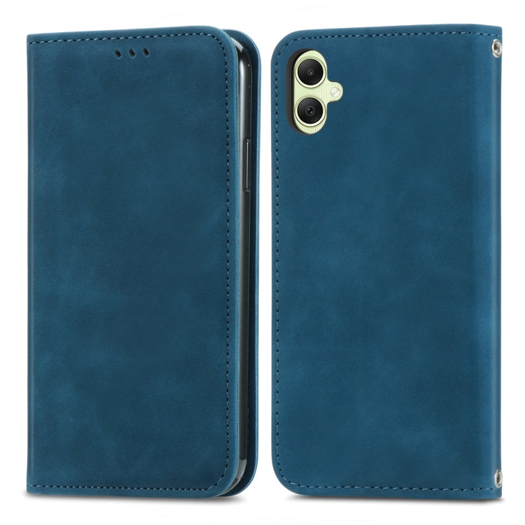 Retro Skin Feel Magnetic Leather Phone Case, For Samsung Galaxy S26+ 5G, For Samsung Galaxy S26 Ultra 5G, For Samsung Galaxy S26 5G, For Samsung Galaxy A57 5G, For Samsung Galaxy A37 5G, For Samsung Galaxy A27 5G, For Samsung Galaxy S25 5G             ...