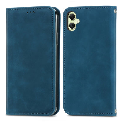 Retro Skin Feel Magnetic Leather Phone Case, For Samsung Galaxy S26+ 5G, For Samsung Galaxy S26 Ultra 5G, For Samsung Galaxy S26 5G, For Samsung Galaxy A57 5G, For Samsung Galaxy A37 5G, For Samsung Galaxy A27 5G, For Samsung Galaxy S25 5G             ...