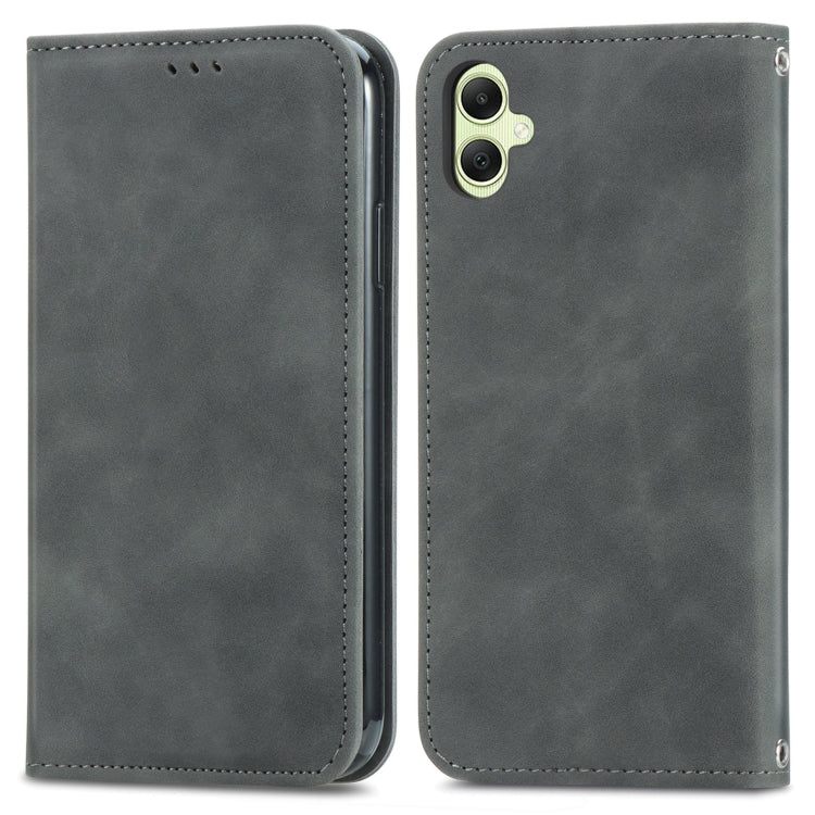 Retro Skin Feel Magnetic Leather Phone Case, For Samsung Galaxy S26+ 5G, For Samsung Galaxy S26 Ultra 5G, For Samsung Galaxy S26 5G, For Samsung Galaxy A57 5G, For Samsung Galaxy A37 5G, For Samsung Galaxy A27 5G, For Samsung Galaxy S25 5G             ...