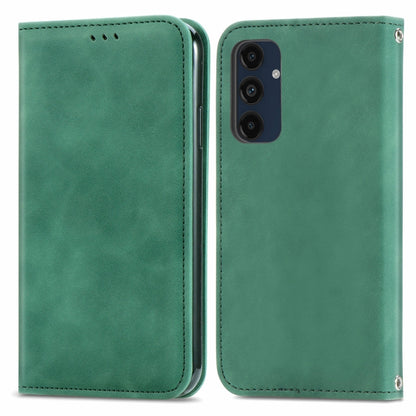 Retro Skin Feel Magnetic Leather Phone Case, For Samsung Galaxy S26+ 5G, For Samsung Galaxy S26 Ultra 5G, For Samsung Galaxy S26 5G, For Samsung Galaxy A57 5G, For Samsung Galaxy A37 5G, For Samsung Galaxy A27 5G, For Samsung Galaxy S25 5G             ...