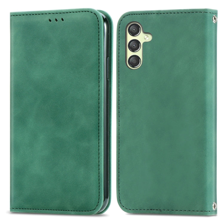 Retro Skin Feel Magnetic Leather Phone Case, For Samsung Galaxy A05, For Samsung Galaxy A05s 4G, For Samsung Galaxy A25 5G, For Samsung Galaxy S23 FE 5G, For Samsung Galaxy A24 5G, For Samsung Galaxy S23 Ultra 5G, For Samsung Galaxy S23+ 5G������������...