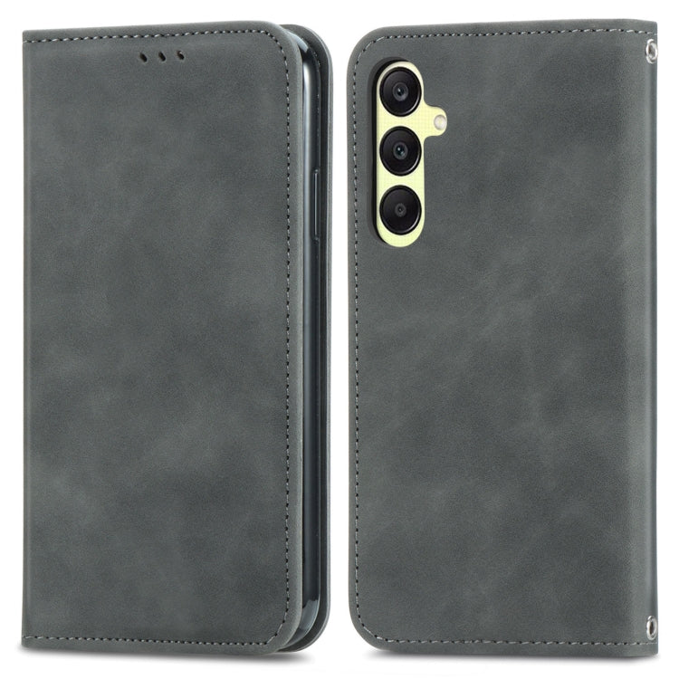Retro Skin Feel Magnetic Leather Phone Case, For Samsung Galaxy A05, For Samsung Galaxy A05s 4G, For Samsung Galaxy A25 5G, For Samsung Galaxy S23 FE 5G, For Samsung Galaxy A24 5G, For Samsung Galaxy S23 Ultra 5G, For Samsung Galaxy S23+ 5G������������...