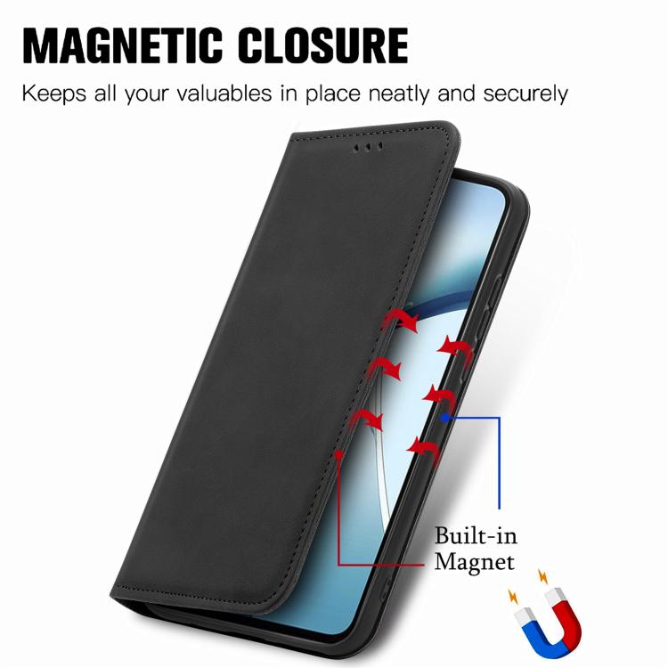 Retro Skin Feel Magnetic Leather Phone Case, For Samsung Galaxy S26+ 5G, For Samsung Galaxy S26 Ultra 5G, For Samsung Galaxy S26 5G, For Samsung Galaxy A57 5G, For Samsung Galaxy A37 5G, For Samsung Galaxy A27 5G, For Samsung Galaxy S25 5G             ...