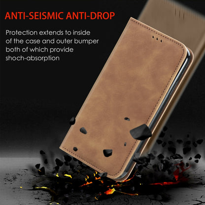 Retro Skin Feel Magnetic Leather Phone Case, For Samsung Galaxy A55 5G, For Samsung Galaxy A35 5G, For Samsung Galaxy S24 Ultra 5G, For Samsung Galaxy S24+ 5G, For Samsung Galaxy S24 5G, For Samsung Galaxy A15, For Samsung Galaxy A05                   ...