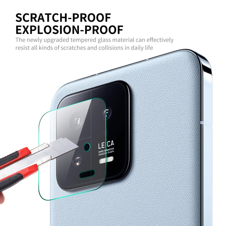 For Xiaomi 13 ENKAY Hat-Prince 9H Rear Camera Lens Tempered Glass Film, 1pc, 2pcs, 5pcs, 10pcs