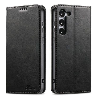 Suteni Calf Texture Horizontal Flip Leather Phone Case, For Samsung Galaxy S25 5G, For Samsung Galaxy S25+ 5G, For Samsung Galaxy S25 Ultra 5G, For Samsung Galaxy S24 Ultra 5G, For Samsung Galaxy S24+ 5G, For Samsung Galaxy S24 5G����������������������...