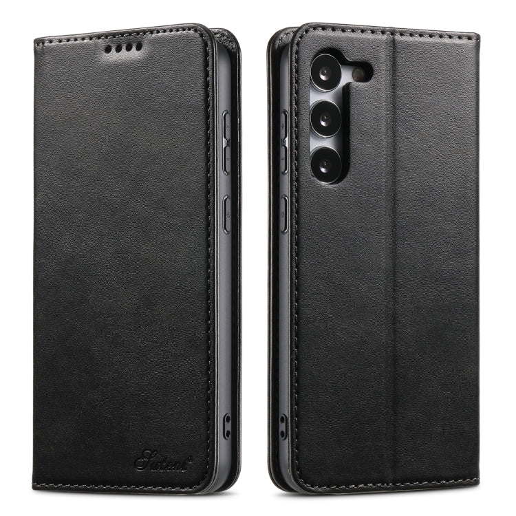Suteni Calf Texture Horizontal Flip Leather Phone Case, For Samsung Galaxy S25 5G, For Samsung Galaxy S25+ 5G, For Samsung Galaxy S25 Ultra 5G, For Samsung Galaxy S24 Ultra 5G, For Samsung Galaxy S24+ 5G, For Samsung Galaxy S24 5G����������������������...