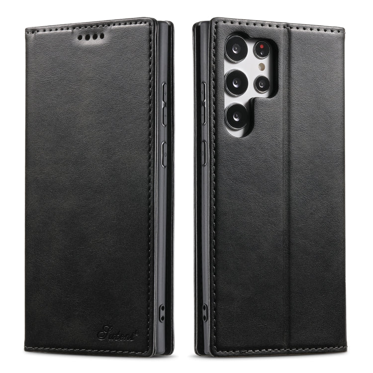 Suteni Calf Texture Horizontal Flip Leather Phone Case, For Samsung Galaxy S25 5G, For Samsung Galaxy S25+ 5G, For Samsung Galaxy S25 Ultra 5G, For Samsung Galaxy S24 Ultra 5G, For Samsung Galaxy S24+ 5G, For Samsung Galaxy S24 5G����������������������...