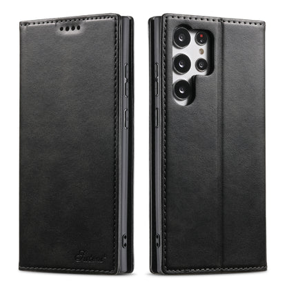 Suteni Calf Texture Horizontal Flip Leather Phone Case, For Samsung Galaxy S25 5G, For Samsung Galaxy S25+ 5G, For Samsung Galaxy S25 Ultra 5G, For Samsung Galaxy S24 Ultra 5G, For Samsung Galaxy S24+ 5G, For Samsung Galaxy S24 5G����������������������...