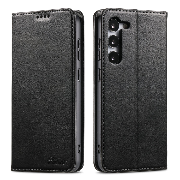 Suteni Calf Texture Horizontal Flip Leather Phone Case, For Samsung Galaxy S25 5G, For Samsung Galaxy S25+ 5G, For Samsung Galaxy S25 Ultra 5G, For Samsung Galaxy S24 Ultra 5G, For Samsung Galaxy S24+ 5G, For Samsung Galaxy S24 5G����������������������...
