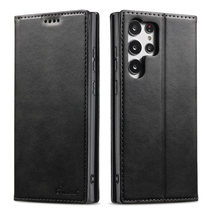 Suteni Calf Texture Horizontal Flip Leather Phone Case, For Samsung Galaxy S25 5G, For Samsung Galaxy S25+ 5G, For Samsung Galaxy S25 Ultra 5G, For Samsung Galaxy S24 Ultra 5G, For Samsung Galaxy S24+ 5G, For Samsung Galaxy S24 5G����������������������...