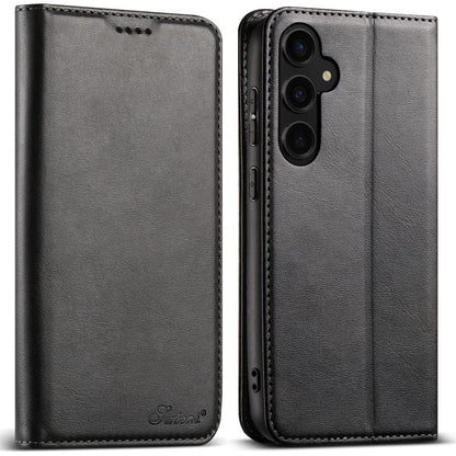 Suteni Calf Texture Horizontal Flip Leather Phone Case, For Samsung Galaxy S25 5G, For Samsung Galaxy S25+ 5G, For Samsung Galaxy S25 Ultra 5G, For Samsung Galaxy S24 Ultra 5G, For Samsung Galaxy S24+ 5G, For Samsung Galaxy S24 5G����������������������...