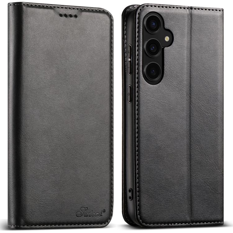 Suteni Calf Texture Horizontal Flip Leather Phone Case, For Samsung Galaxy S25 5G, For Samsung Galaxy S25+ 5G, For Samsung Galaxy S25 Ultra 5G, For Samsung Galaxy S24 Ultra 5G, For Samsung Galaxy S24+ 5G, For Samsung Galaxy S24 5G����������������������...