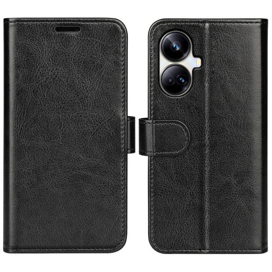 For Realme 10 Pro+ R64 Texture Horizontal Flip Leather Phone Case, For Realme 10 Pro+