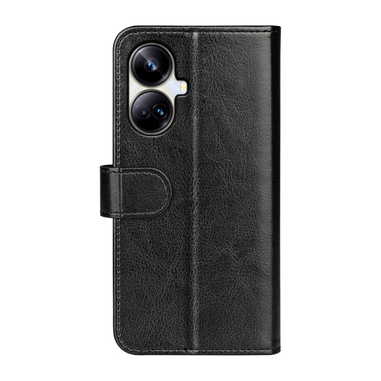 For Realme 10 Pro+ R64 Texture Horizontal Flip Leather Phone Case, For Realme 10 Pro+
