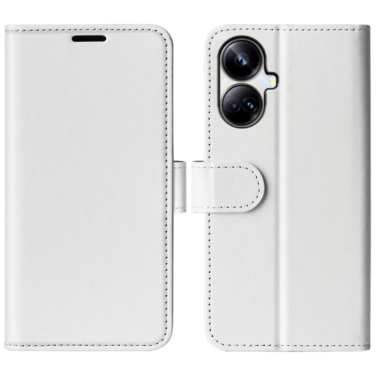 For Realme 10 Pro+ R64 Texture Horizontal Flip Leather Phone Case, For Realme 10 Pro+
