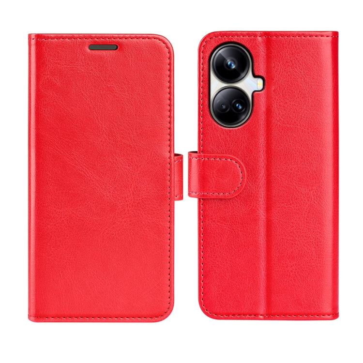 For Realme 10 Pro+ R64 Texture Horizontal Flip Leather Phone Case, For Realme 10 Pro+