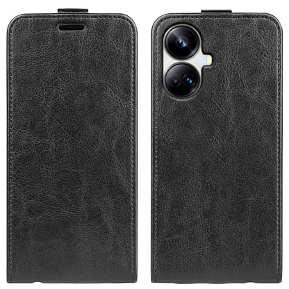 For Realme 10 Pro+ R64 Texture Single Vertical Flip Leather Phone Case, For Realme 10 Pro+