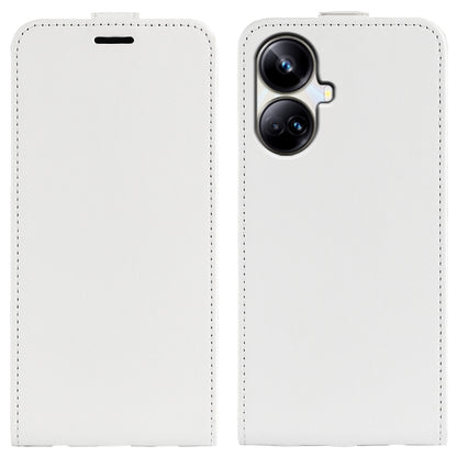 For Realme 10 Pro+ R64 Texture Single Vertical Flip Leather Phone Case, For Realme 10 Pro+