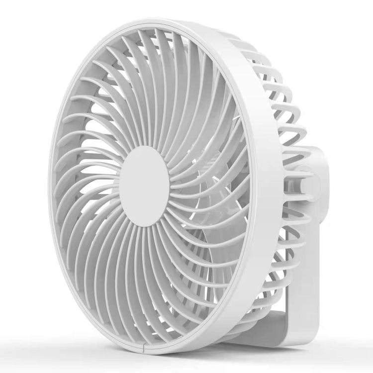 Multifunktionaler, wiederaufladbarer LED-Campingventilator für den Außenbereich, Schwarz, Weiß
