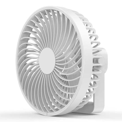 Multifunktionaler, wiederaufladbarer LED-Campingventilator für den Außenbereich, Schwarz, Weiß