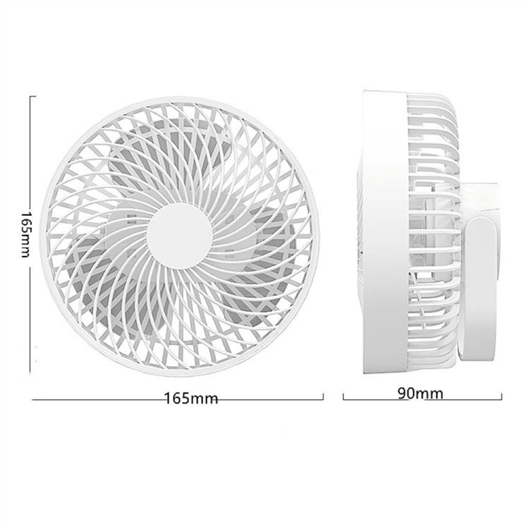 Multifunktionaler, wiederaufladbarer LED-Campingventilator für den Außenbereich, Schwarz, Weiß