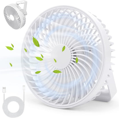 Multifunktionaler, wiederaufladbarer LED-Campingventilator für den Außenbereich, Schwarz, Weiß