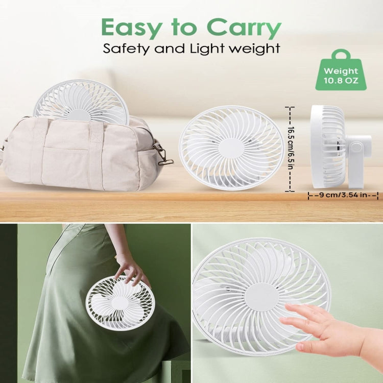Multifunktionaler, wiederaufladbarer LED-Campingventilator für den Außenbereich, Schwarz, Weiß