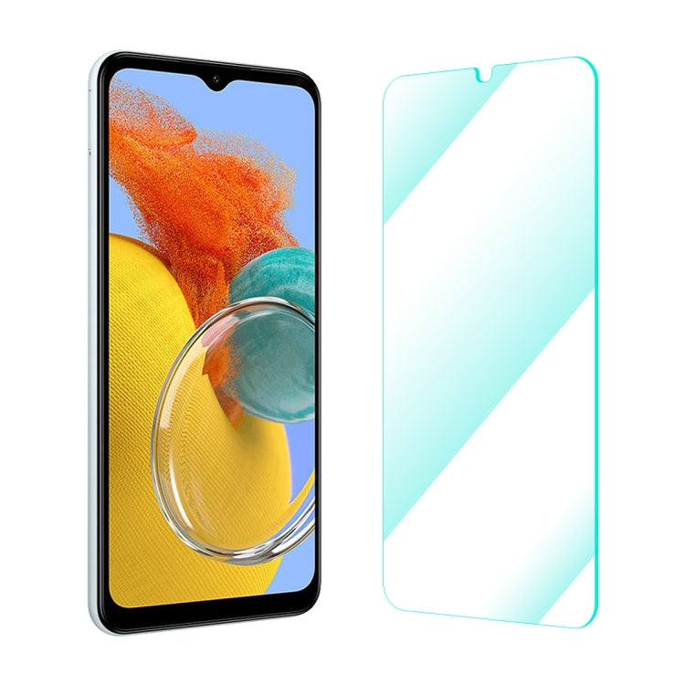 For Samsung Galaxy M14 ENKAY Hat-Prince 0.26mm 9H 2.5D High Aluminum-silicon Tempered Glass Film, For Samsung Galaxy M14(1pc), For Samsung Galaxy M14(2pcs), For Samsung Galaxy M14(5pcs), For Samsung Galaxy M14(10pcs)