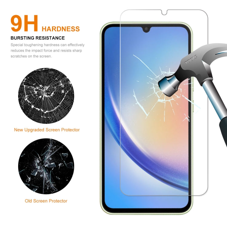 For Samsung Galaxy A34 / M34 / F34 1pc ENKAY Hat-Prince 0.26mm 9H 2.5D High Aluminum-silicon Tempered Glass Film, For Samsung Galaxy A34 / M34 / F34(1pc), For Samsung Galaxy A34 / M34 / F34(2pcs), For Samsung Galaxy A34 / M34 / F34(5pcs)               ...