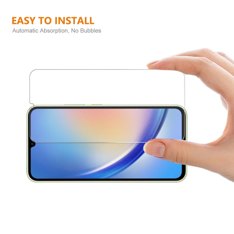 For Samsung Galaxy A34 / M34 / F34 1pc ENKAY Hat-Prince 0.26mm 9H 2.5D High Aluminum-silicon Tempered Glass Film, For Samsung Galaxy A34 / M34 / F34(1pc), For Samsung Galaxy A34 / M34 / F34(2pcs), For Samsung Galaxy A34 / M34 / F34(5pcs)               ...