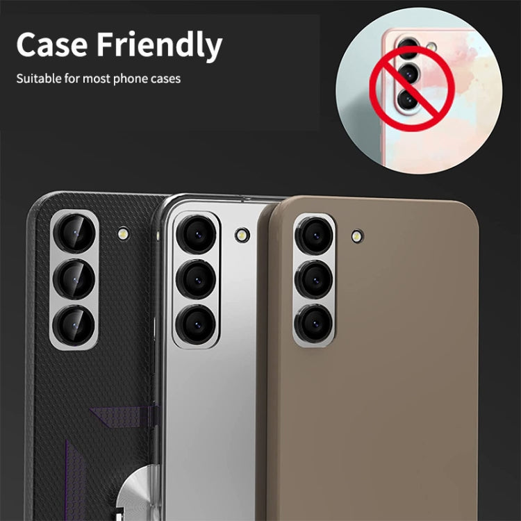 For Samsung Galaxy A24 ENKAY Hat-Prince 9H Rear Camera Lens Aluminium Alloy Ring Tempered Glass Film, For Samsung Galaxy A24