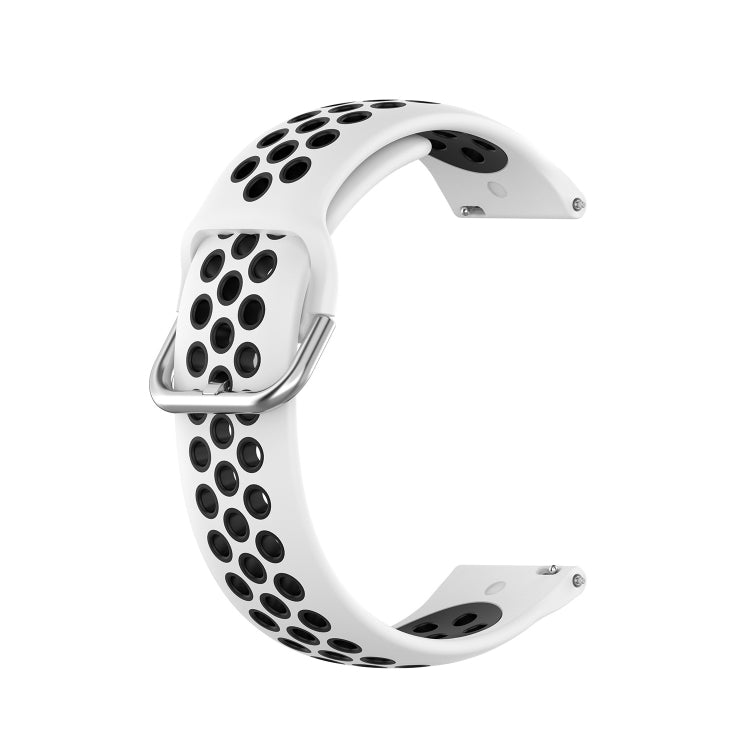 22mm Perforated Breathable Sports Silicone Watch Band, For Amazfit GTR 4, For Amazfit GTR 4 Pro, For Amazfit GTR 3, For Amazfit GTR 3 Pro, For Amazfit GTR 2e, For Amazfit GTR 2