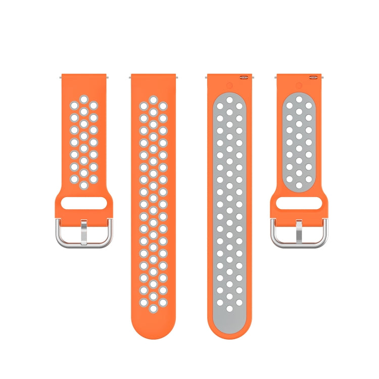 22mm Perforated Breathable Sports Silicone Watch Band, For Amazfit GTR 4, For Amazfit GTR 4 Pro, For Amazfit GTR 3, For Amazfit GTR 3 Pro, For Amazfit GTR 2e, For Amazfit GTR 2