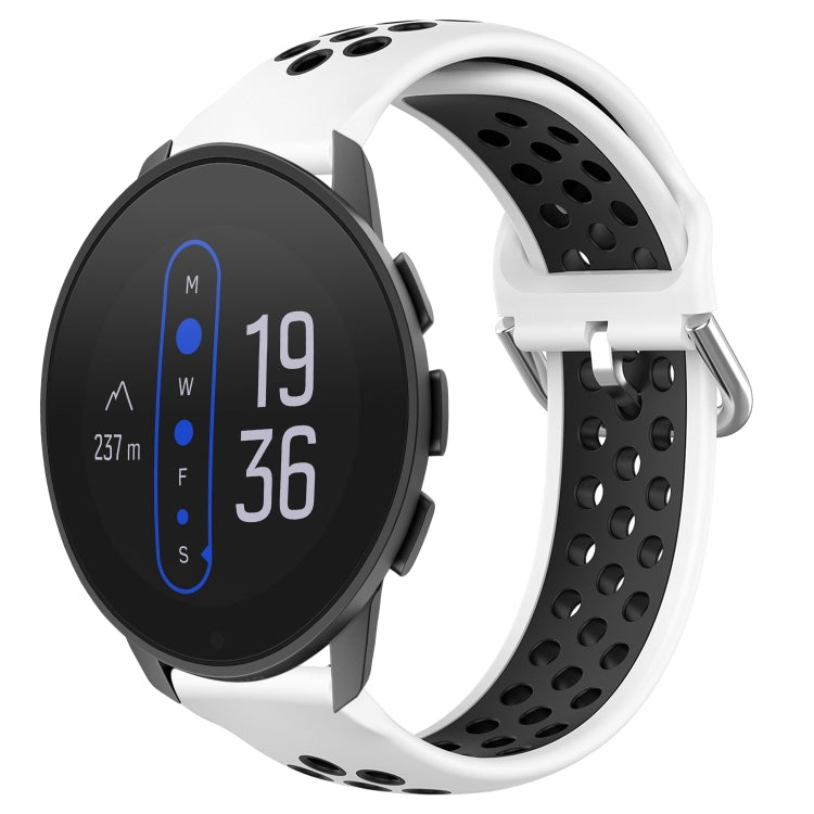 22mm Perforated Breathable Sports Silicone Watch Band, For Suunto 9 Peak Pro, For Suunto 9 Peak, For Suunto 5 Peak