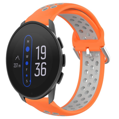 22mm Perforated Breathable Sports Silicone Watch Band, For Suunto 9 Peak Pro, For Suunto 9 Peak, For Suunto 5 Peak