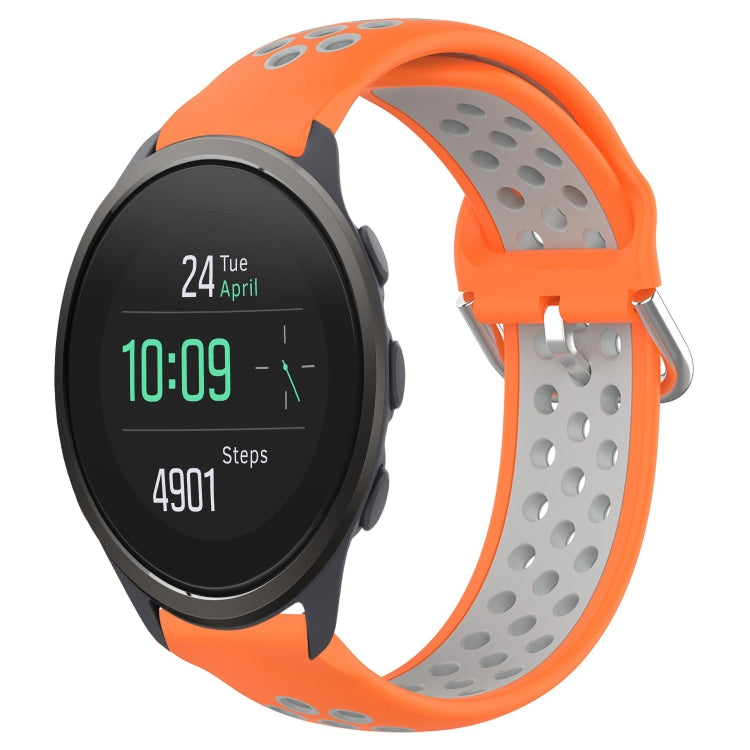 22mm Perforated Breathable Sports Silicone Watch Band, For Suunto 9 Peak Pro, For Suunto 9 Peak, For Suunto 5 Peak