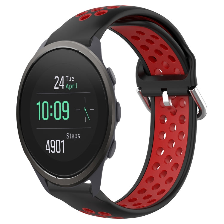 22mm Perforated Breathable Sports Silicone Watch Band, For Suunto 9 Peak Pro, For Suunto 9 Peak, For Suunto 5 Peak