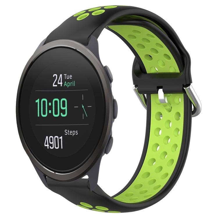 22mm Perforated Breathable Sports Silicone Watch Band, For Suunto 9 Peak Pro, For Suunto 9 Peak, For Suunto 5 Peak