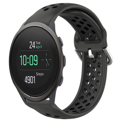 22mm Perforated Breathable Sports Silicone Watch Band, For Suunto 9 Peak Pro, For Suunto 9 Peak, For Suunto 5 Peak