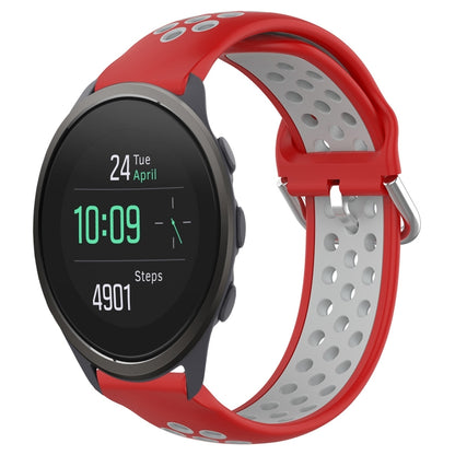 22mm Perforated Breathable Sports Silicone Watch Band, For Suunto 9 Peak Pro, For Suunto 9 Peak, For Suunto 5 Peak