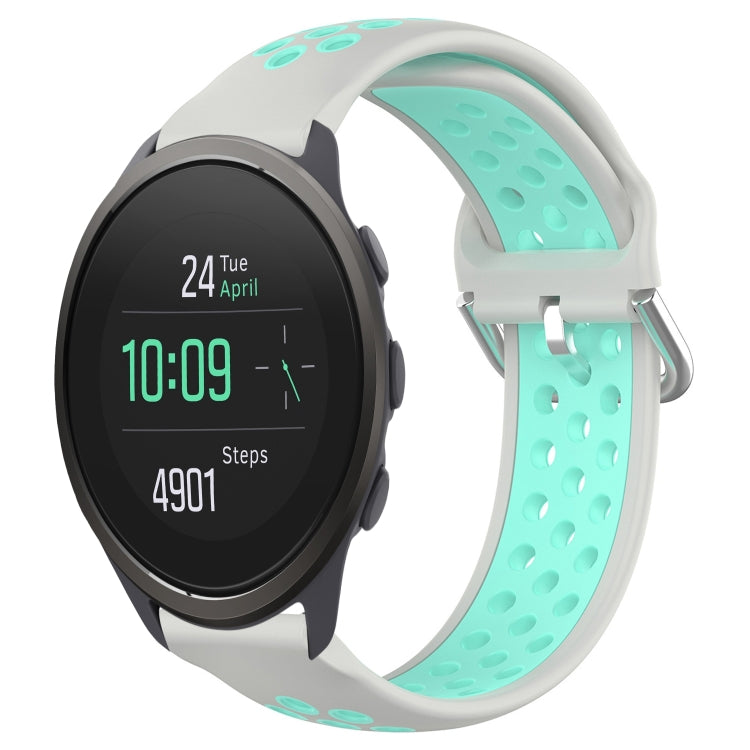 22mm Perforated Breathable Sports Silicone Watch Band, For Suunto 9 Peak Pro, For Suunto 9 Peak, For Suunto 5 Peak
