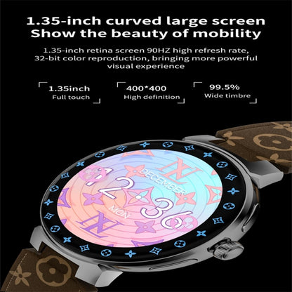 JLV68 1.35 inch Color Screen Smart Watch,Support Heart Rate Monitoring / Blood Pressure Monitoring