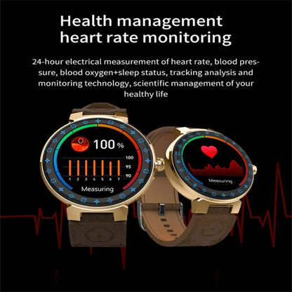 JLV68 1.35 inch Color Screen Smart Watch,Support Heart Rate Monitoring / Blood Pressure Monitoring