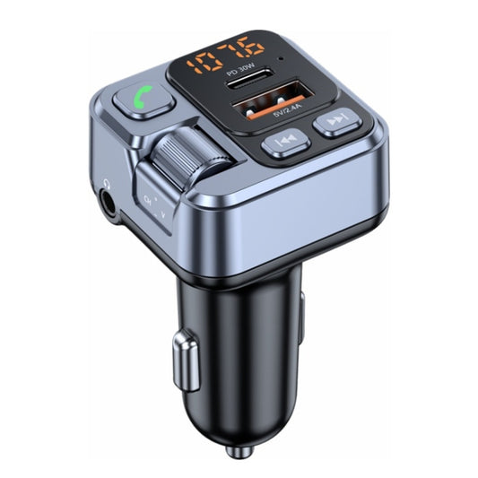 Transmetteur FM Bluetooth 5.1 sans fil à charge rapide pour lecteur MP3 T16 Kit voiture mains libres, Bluetooth 5.1 T16